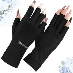 Black Fingerless Gloves